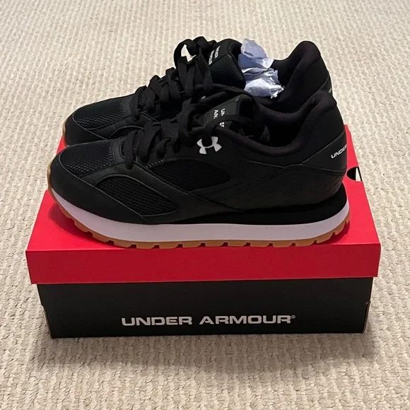 NIB Under Armour Women’s Black Sneakers Size 7.5 - Picture 5 of 5